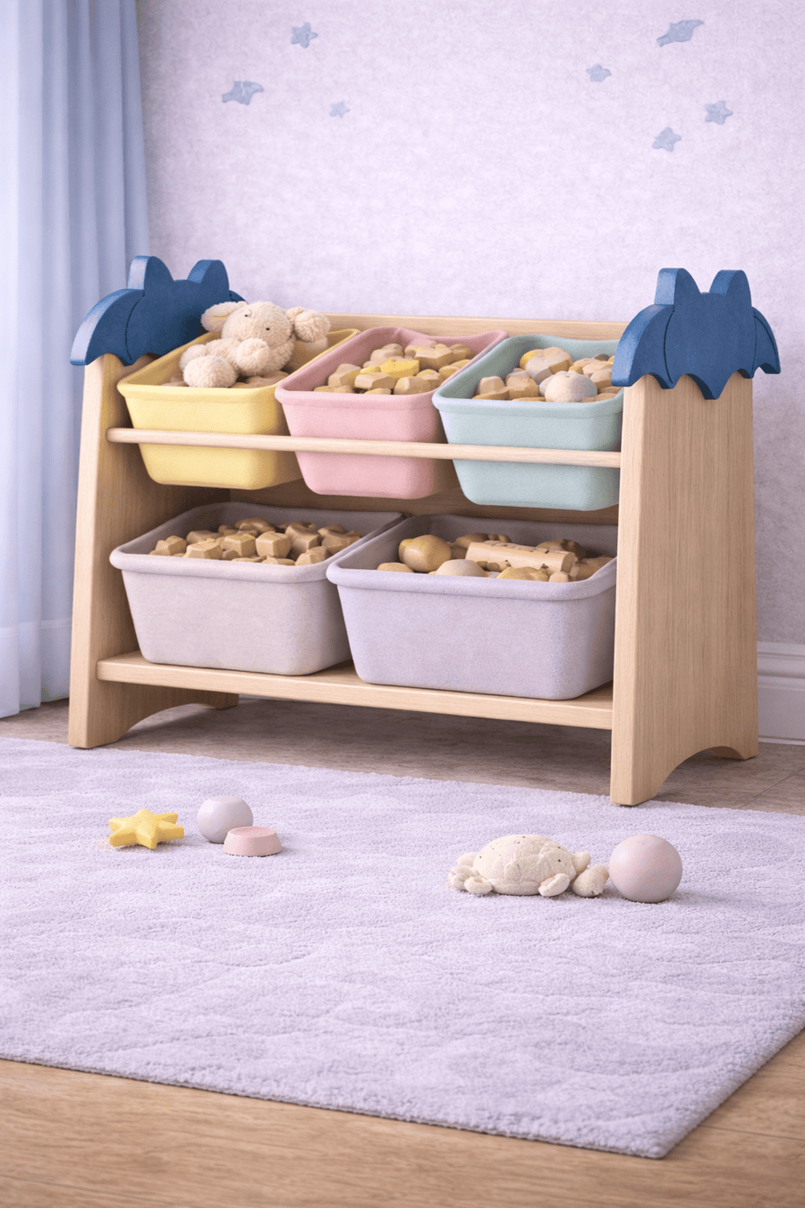 Bat Toy Storage Organizer
