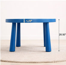 Spider Play Table & 4 Chairs Set - Wooden Toddler Activity Table