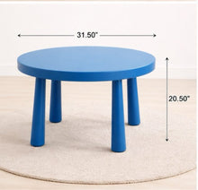 Spider Play Table & 4 Chairs Set - Wooden Toddler Activity Table