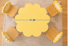 Sunflower Kids Table & 4 Chairs Set