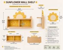 Sunflower Wall Shelf
