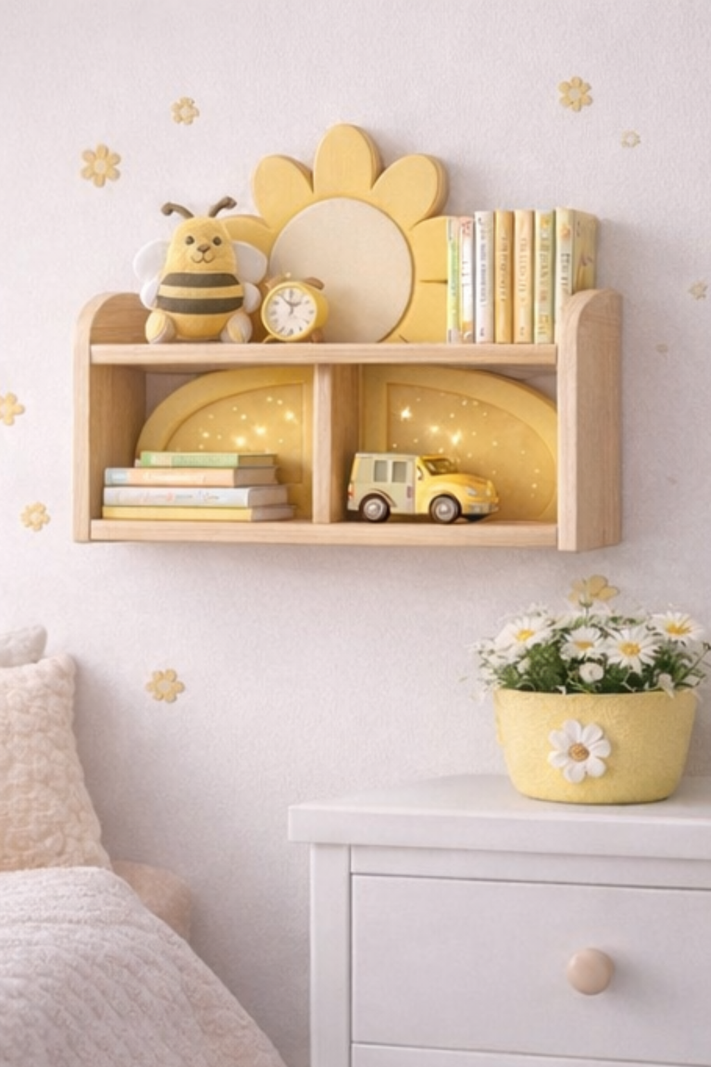 Sunflower Wall Shelf