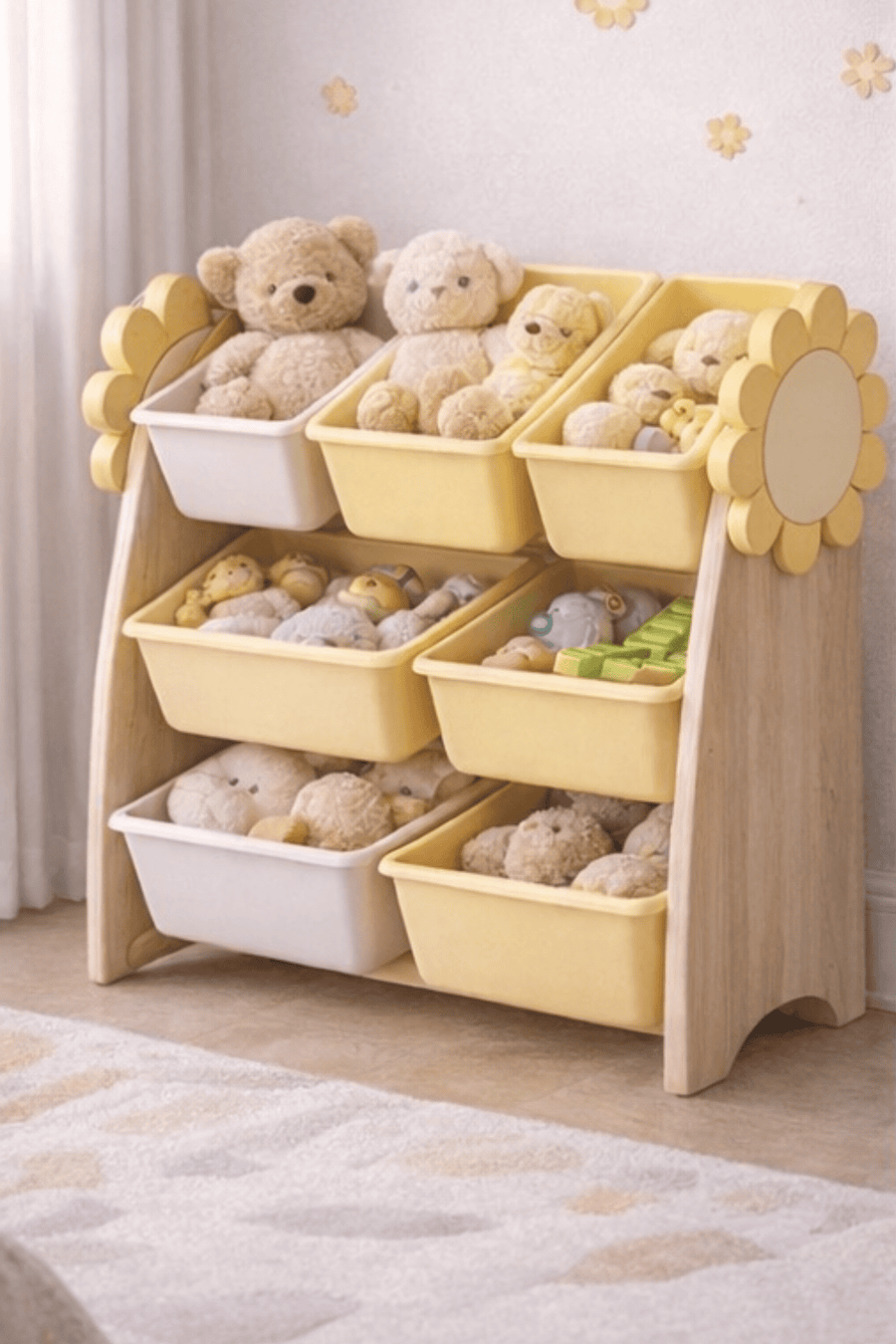 Sunflower Toy Storage Organizer