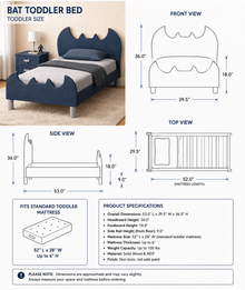 Bat Wings Kids Bed